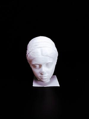 Marble portrait of a young woman
