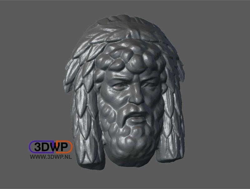 Man Bas Relief (Sculpture 3D Scan)