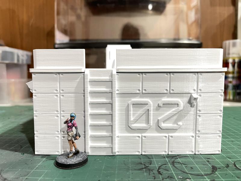 INDUSTRIAL COMMERCIAL SCI-FI BUILDING -02-