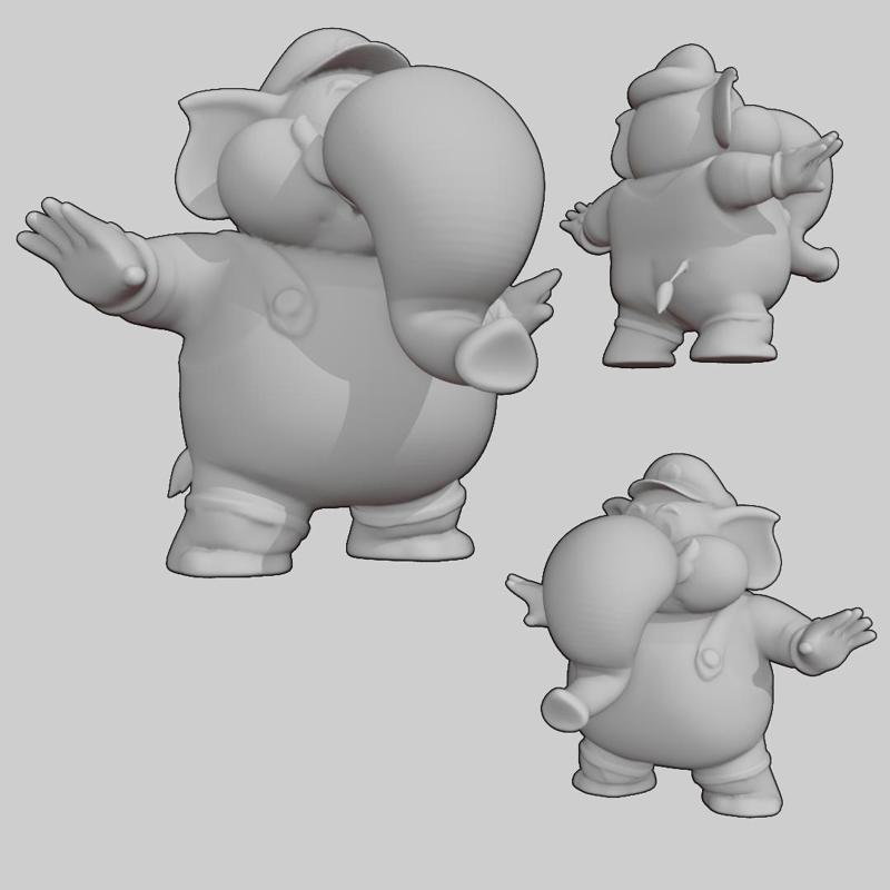 Super Mario Bros Wonder Mario Elephant