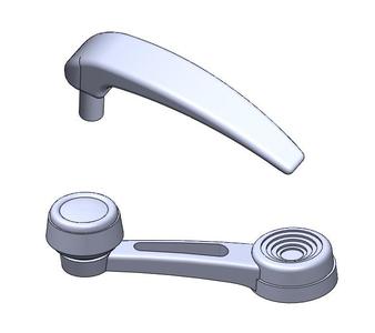 Model Car Interior door handle and Window Crank