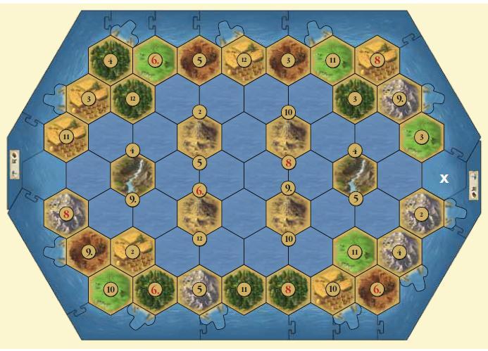 Catan seafarers cloth token 5-6 players