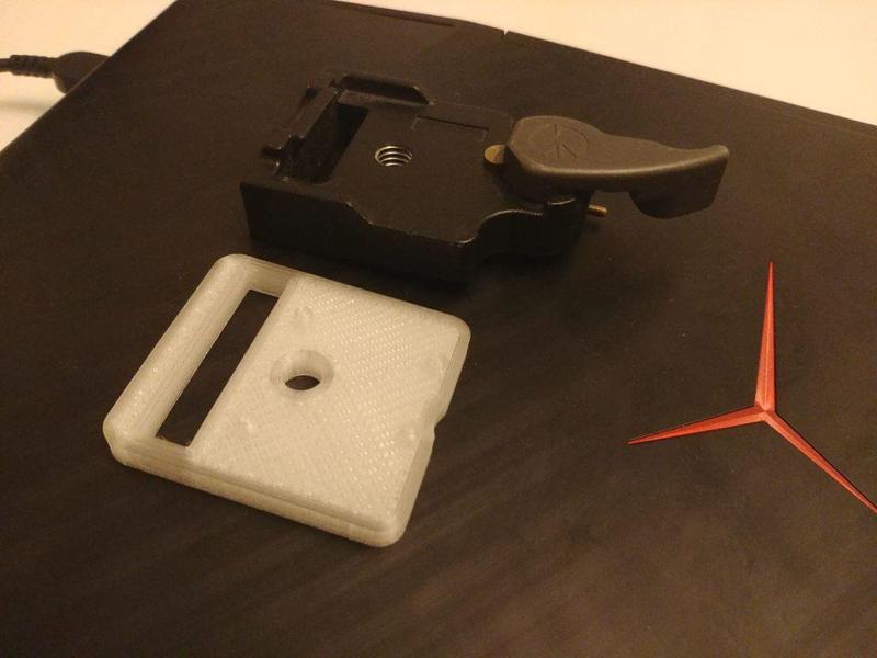 Distance for Manfrotto 323 RC2 System Quick Release Adapter