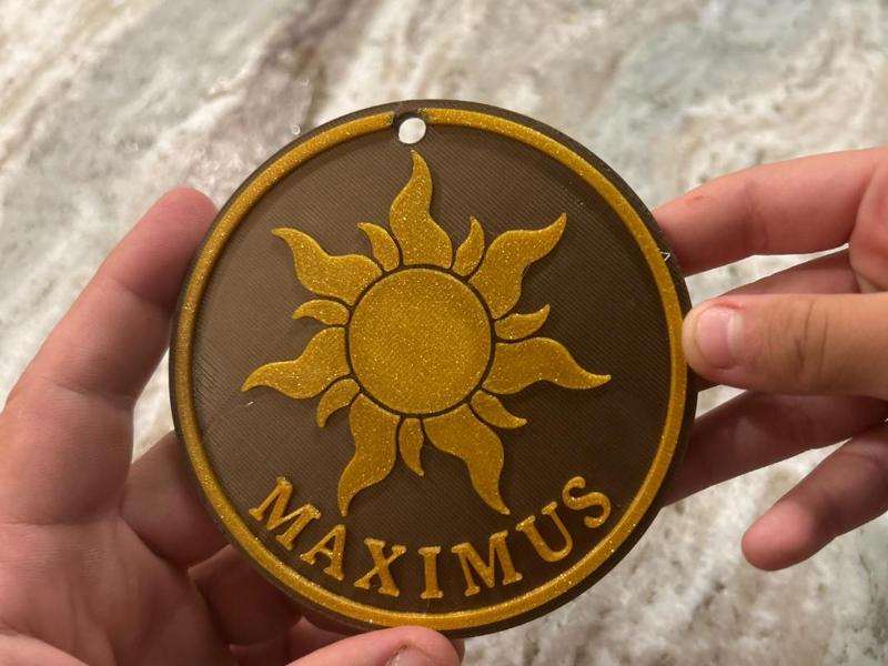 Maximus Medallion from Tangled movie