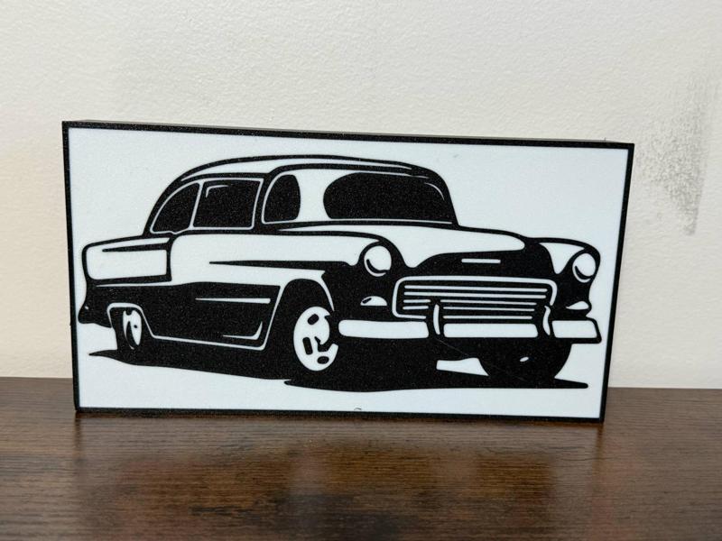 55 Chevrolet Belair Lightbox