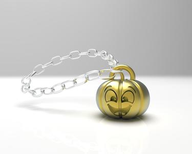 3D Pumpkin Necklace for Halloween