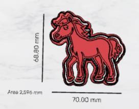 horse 2 cutter and stamp