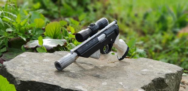 Lando Calrissian's X-8 Night Sniper Blaster pistol from Star wars