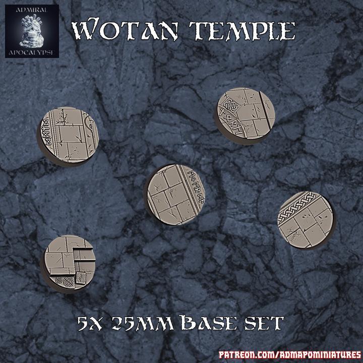 Wotan Temple 25mm Set (pre-supported)