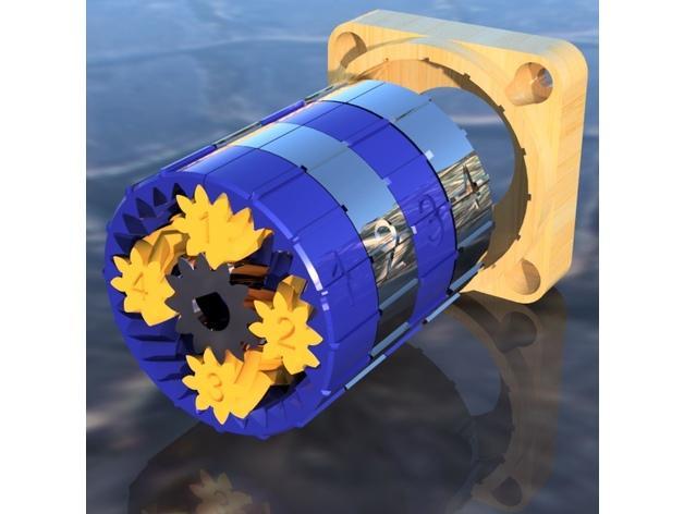 Epicyclic Planetary Gearbox 43.3:1 No Hardware, Less Backlash NEMA 17