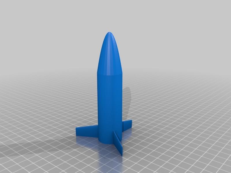 Model rocket for Estes "D" size engines