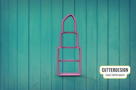 Lipstick gloss cookie cutter