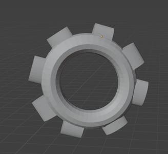 Printable Mechanical Gear – Functional 3D Model for Prototyping and Design