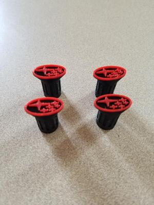 Subaru valve stem caps