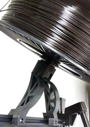 CR-10S 100% Printable Reel Mount Bracket (Including printed Bearing). For reels up to 4.5kg