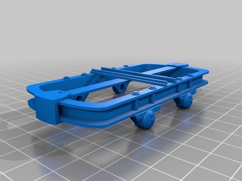 Lorrie frame 1:22.5 scale(IIff) 30 or 32 mm model track width