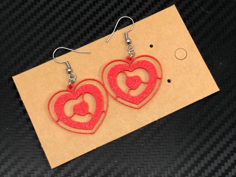 Hearts earrings