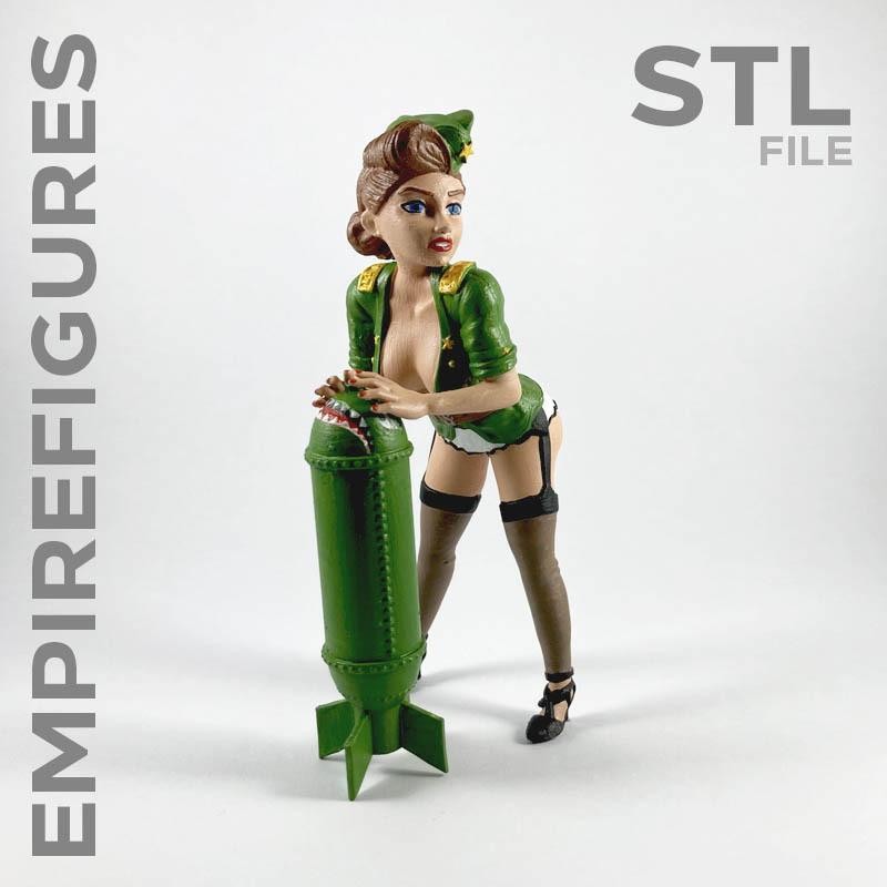 PIN-UP BOMBER GIRL 02