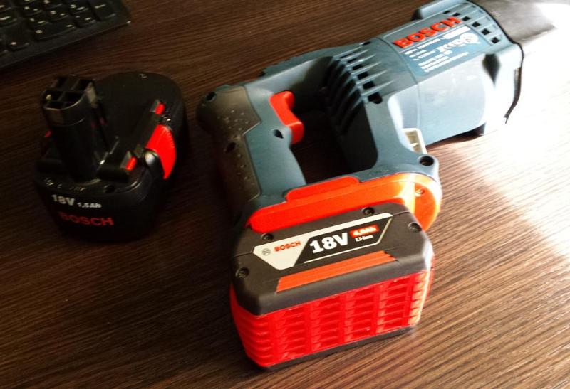 Bosch GSA 18 VE Ni-Cd to Li-ion battery converter