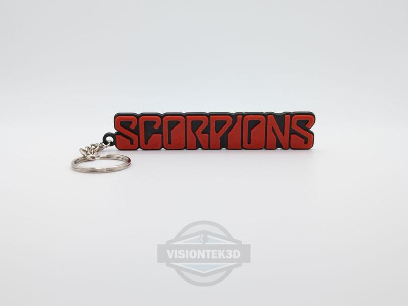 80's Hair Metal Band Scorpions Keychain