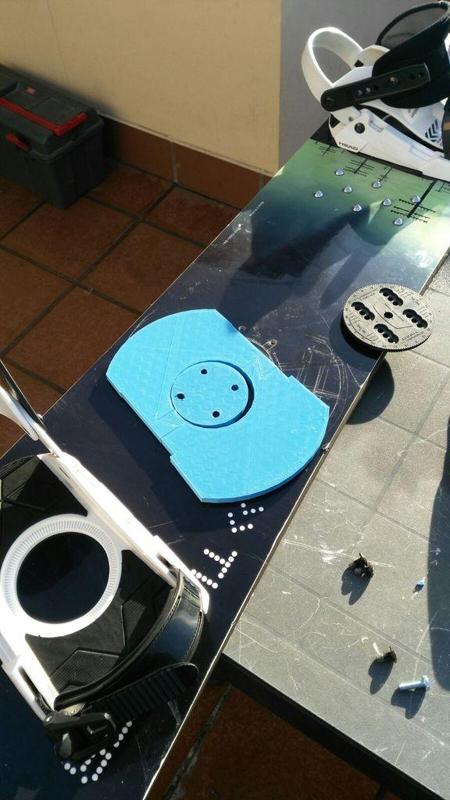 Alza para fijacion tabla de Snowboard