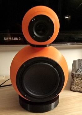 2 Way Orb Speaker with Floating Tweeter