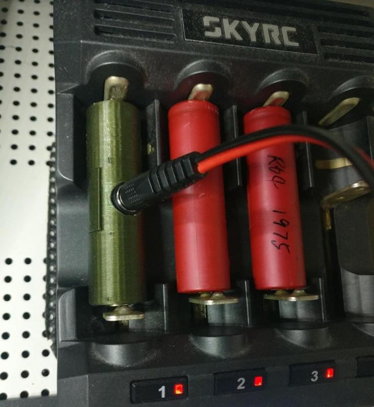 18650 Battery to 5.5mm DC Jack Convertor