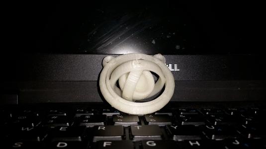 3D Fidget Spinner Pendant