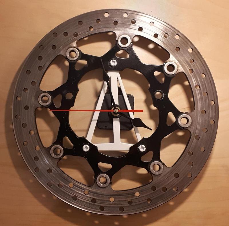 brake disc wall clock