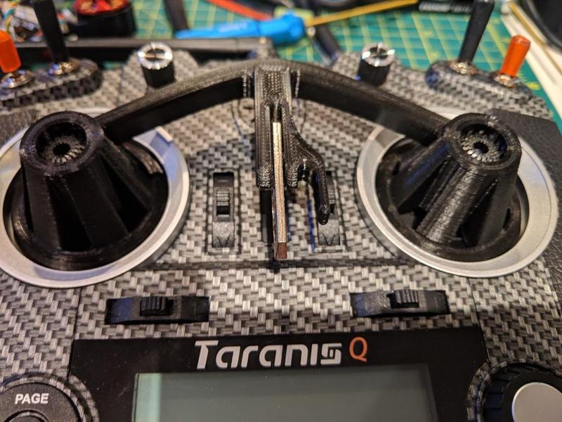 FrSky Taranis Q X7S Gimbal protector with clip