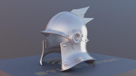 Real-Size Viking Helmet STL
