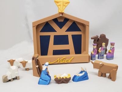 Pocket Nativity Puzzle - Low Poly Design