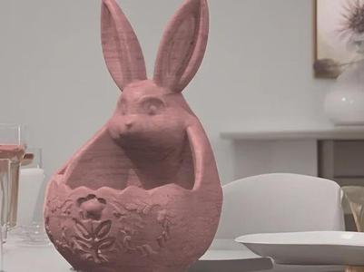 Egg Bunny Snack Bowl