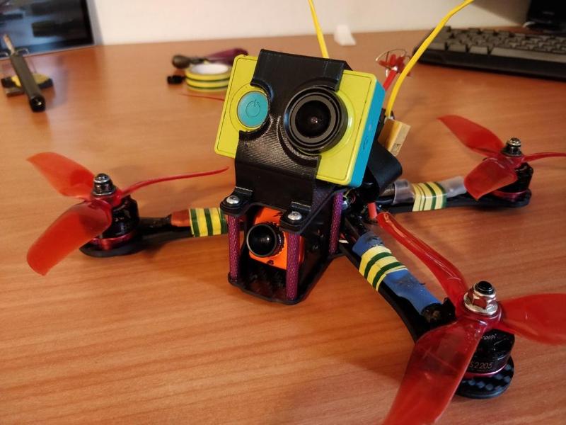 Realacc x5r xiaomi yi mount - 30 degrees