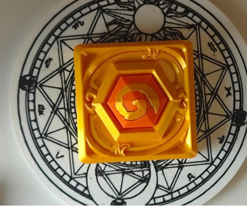 Hearthstone Breathing Light Version, Hearthstone Refrigerator Magnet Legendary Gold