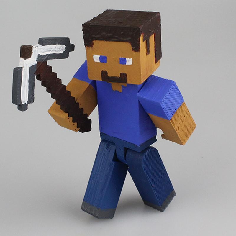 Articulated Steve from Minecraft
