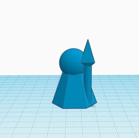 Basic Game Piece With Spear