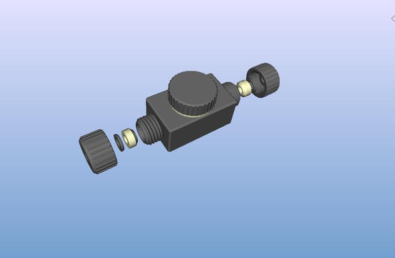 Watertight junction box (2 hoses or cables)