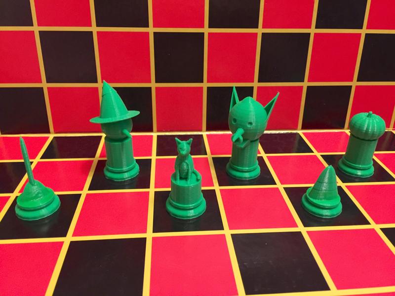 candy&witches Halloween chess