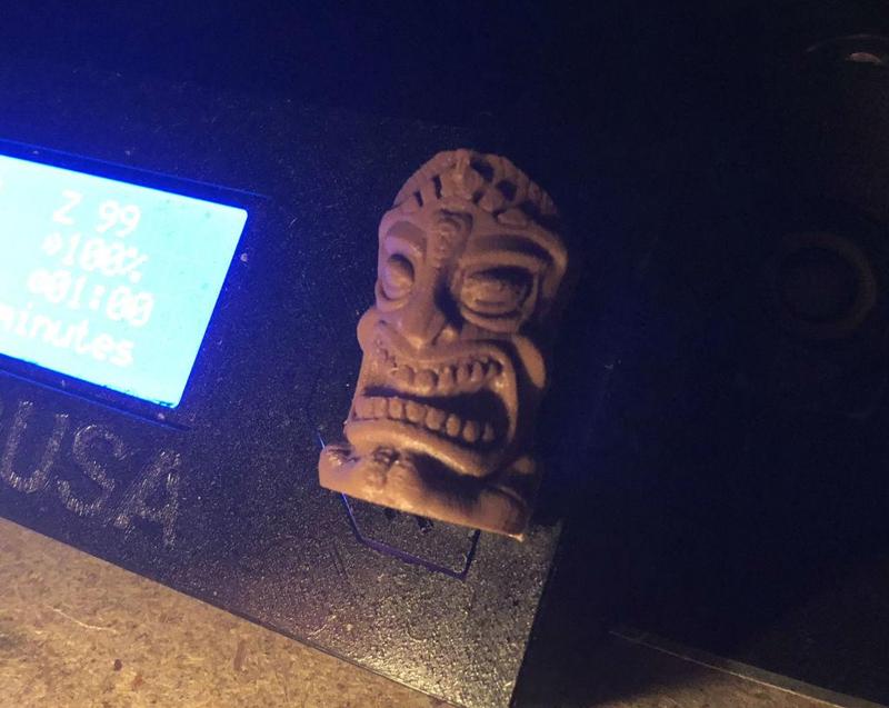 Prusa i3 - Selector Knob - Tiki Statue