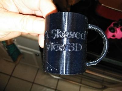 A SKEWED VIEW 3D MUG