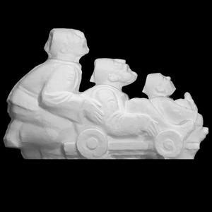 A sculpture in front of the Izmir Archeological Museum