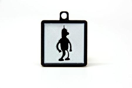 Bender Silhouette Keychain