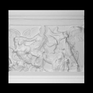 Athena fights Alkyoneus