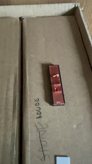 small color marker box cardboard spool