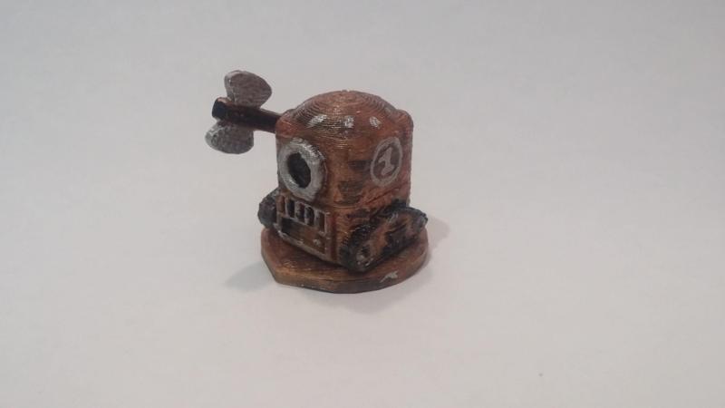 Battle Tank Golem Lego-like Set from "Battle of Golems" boardgame