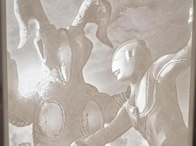 Ultraman Jack VS Jetton Lithophane