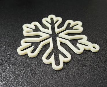 Christmas ornament - snowflake V2
