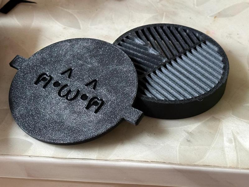 Bahtinov Mask+Dust Cap for Meyon 50ED 名扬50ed鱼骨板镜头盖