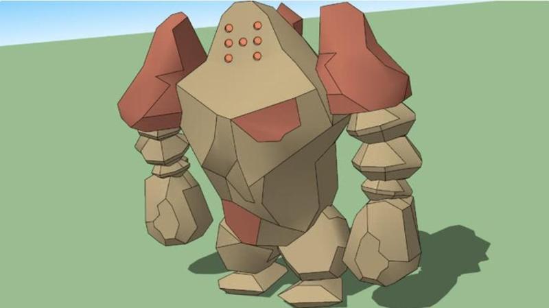 Regirock - Cut and ready for printing